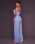 Fashion Striped Jumpsuit - ROUTINE FASHION